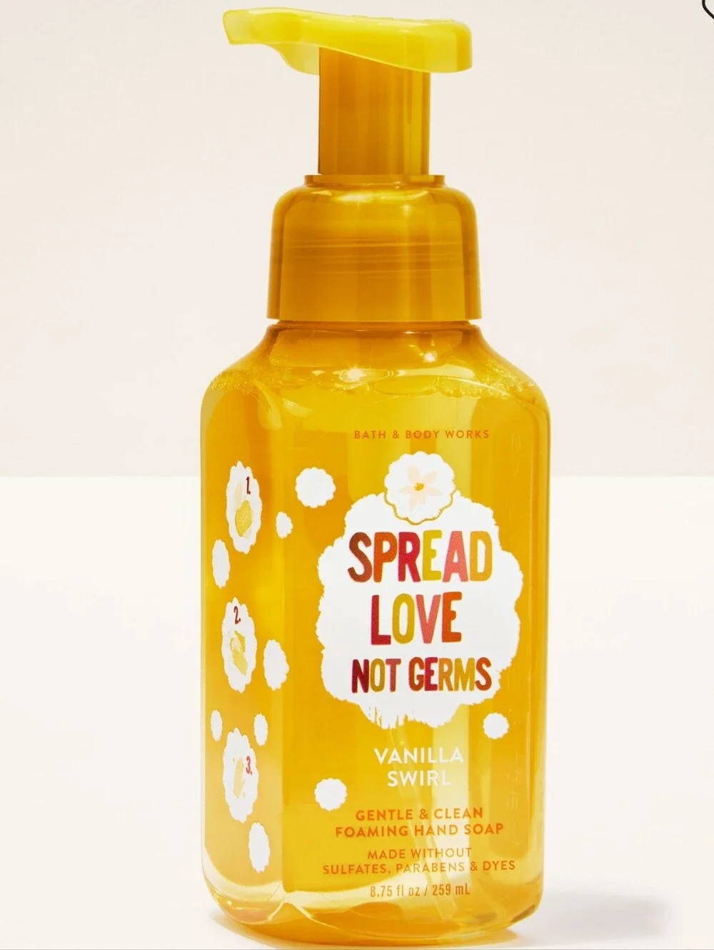 Bath & Body Works Vanilla Swirl Gentle Foaming Hand Soap 8oz NEW RARE